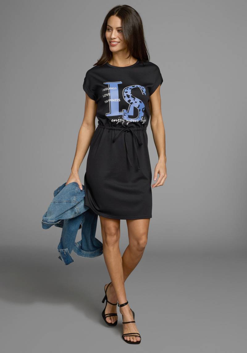 Laura Scott Shirtkleid, mit Bindetaille und Frontprint - NEUE KOLLEKTION von Laura Scott