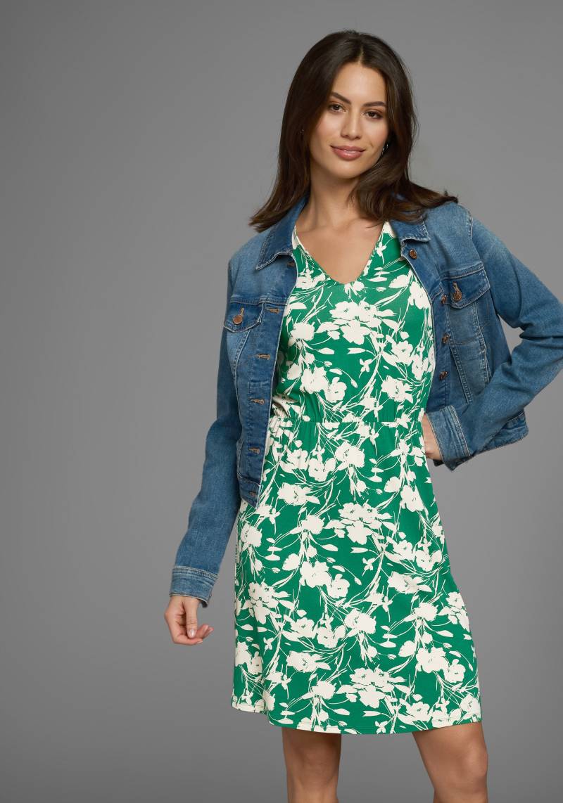 Laura Scott Shirtkleid, mit Flügelärmeln, V-Ausschnitt & elastischem Bund - NEUE KOLLEKTION von Laura Scott
