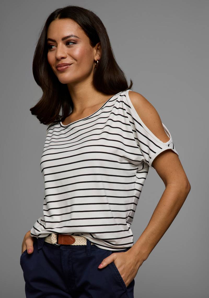 Laura Scott T-Shirt, mit Cut-Out Effekt an den Schultern von Laura Scott