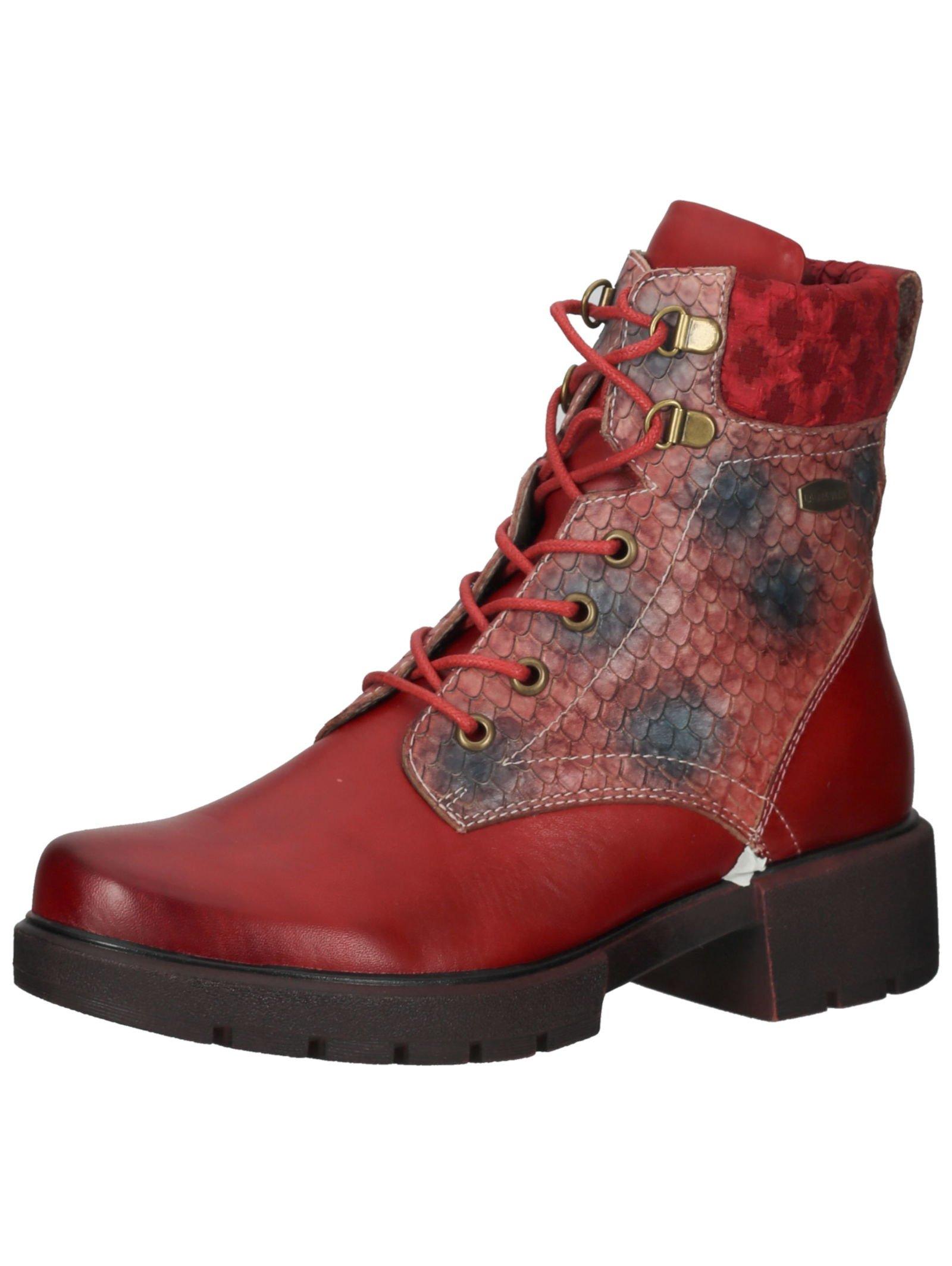 Stiefelette Idceao 16 Damen Rot Bunt 35 von Laura Vita