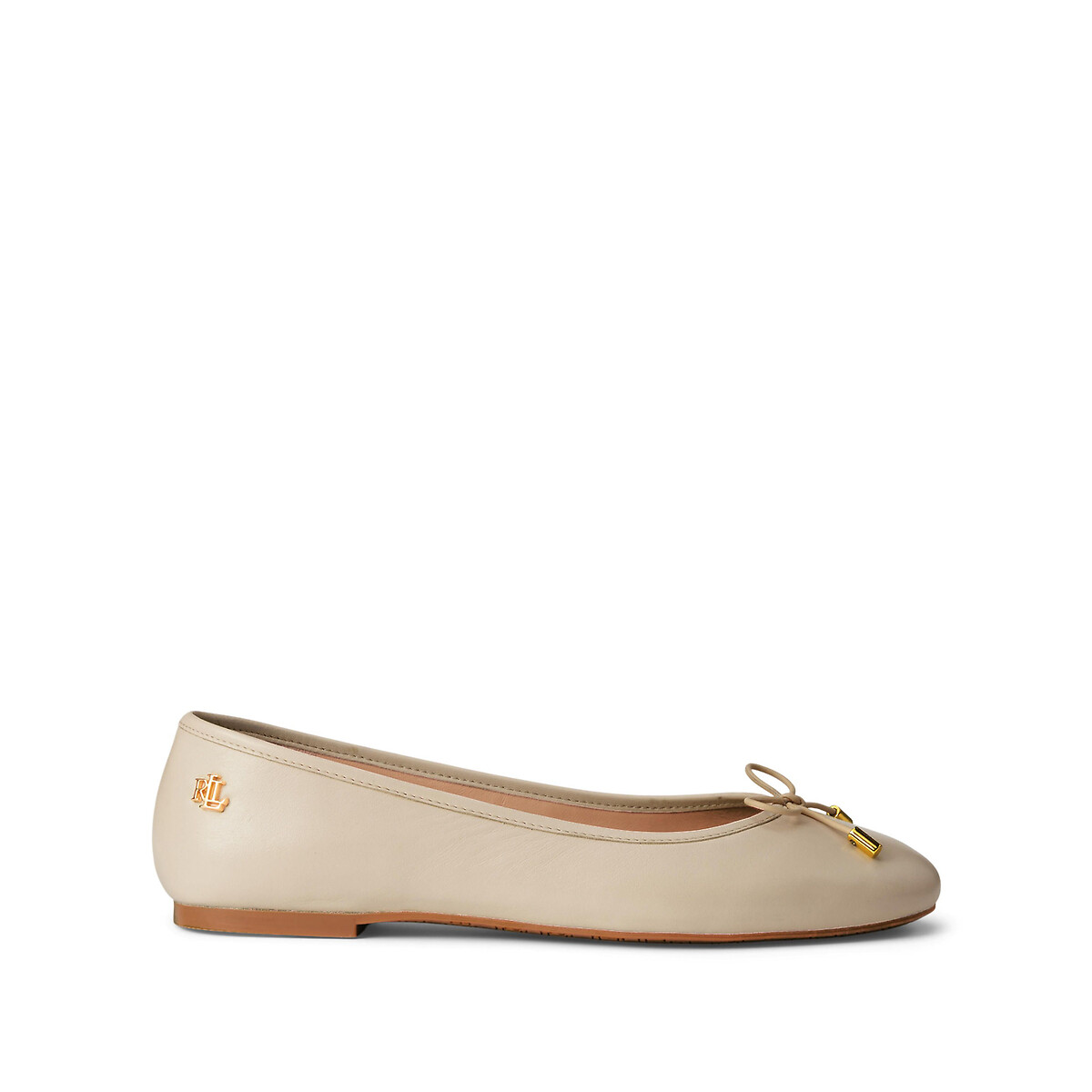 Flache Ballerinas mit runder Kappe von Lauren Ralph Lauren