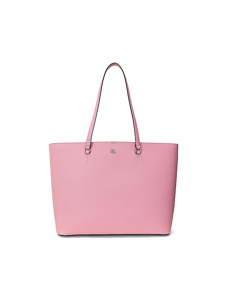 LAUREN RALPH LAUREN Ledertasche - Shopper KARLY TOTE Large rosa von Lauren Ralph Lauren