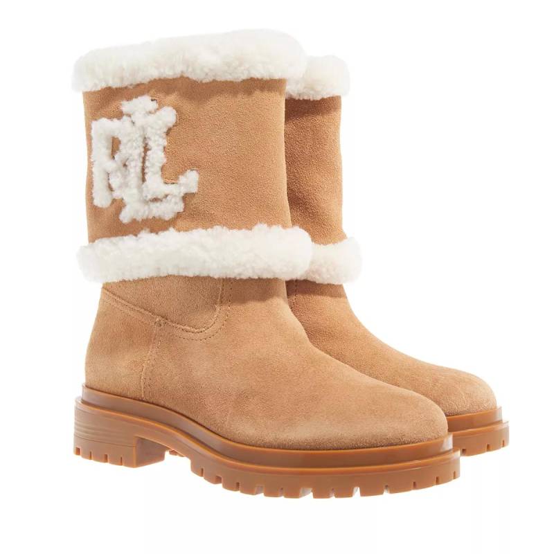 Lauren Ralph Lauren Boots & Stiefeletten - Carter Mid Boot - Gr. 37 (EU) - in Beige - für Damen von Lauren Ralph Lauren