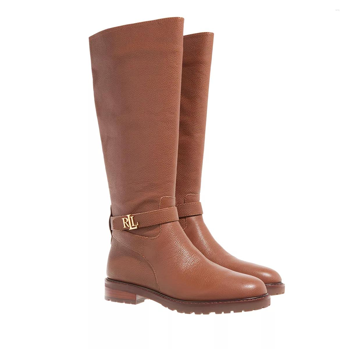 Lauren Ralph Lauren Boots & Stiefeletten - Hallee Tall Boot - Gr. 37 (EU) - in Braun - für Damen von Lauren Ralph Lauren