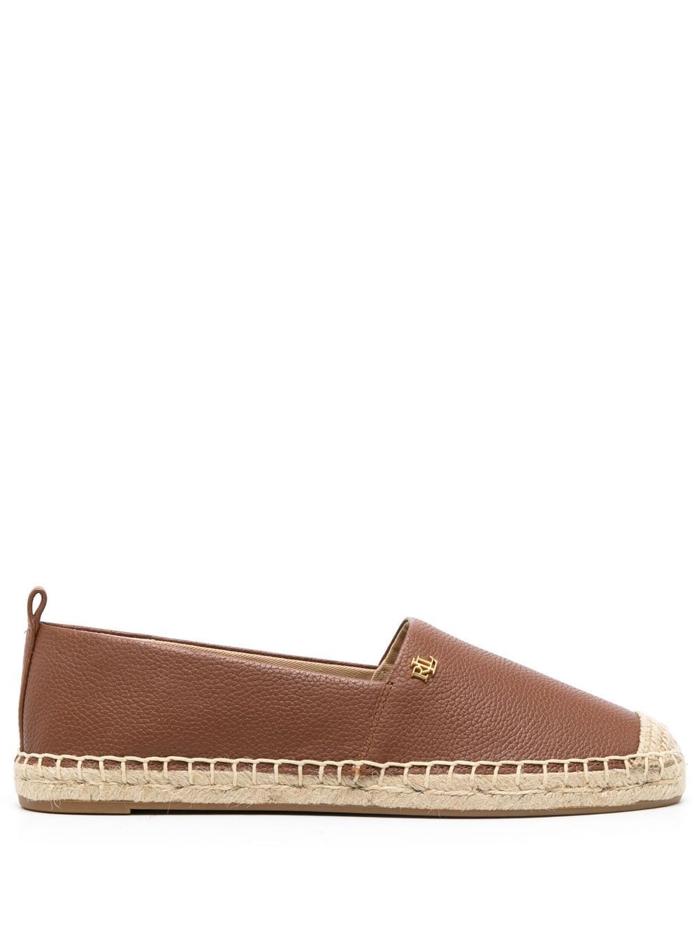 Lauren Ralph Lauren Cameryn leather espadrilles - Brown von Lauren Ralph Lauren