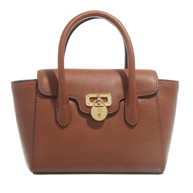 Lauren Ralph Lauren Handtasche - Tnnr Sm Schl-Satchel-Small - Gr. unisize - in Braun - für Damen von Lauren Ralph Lauren