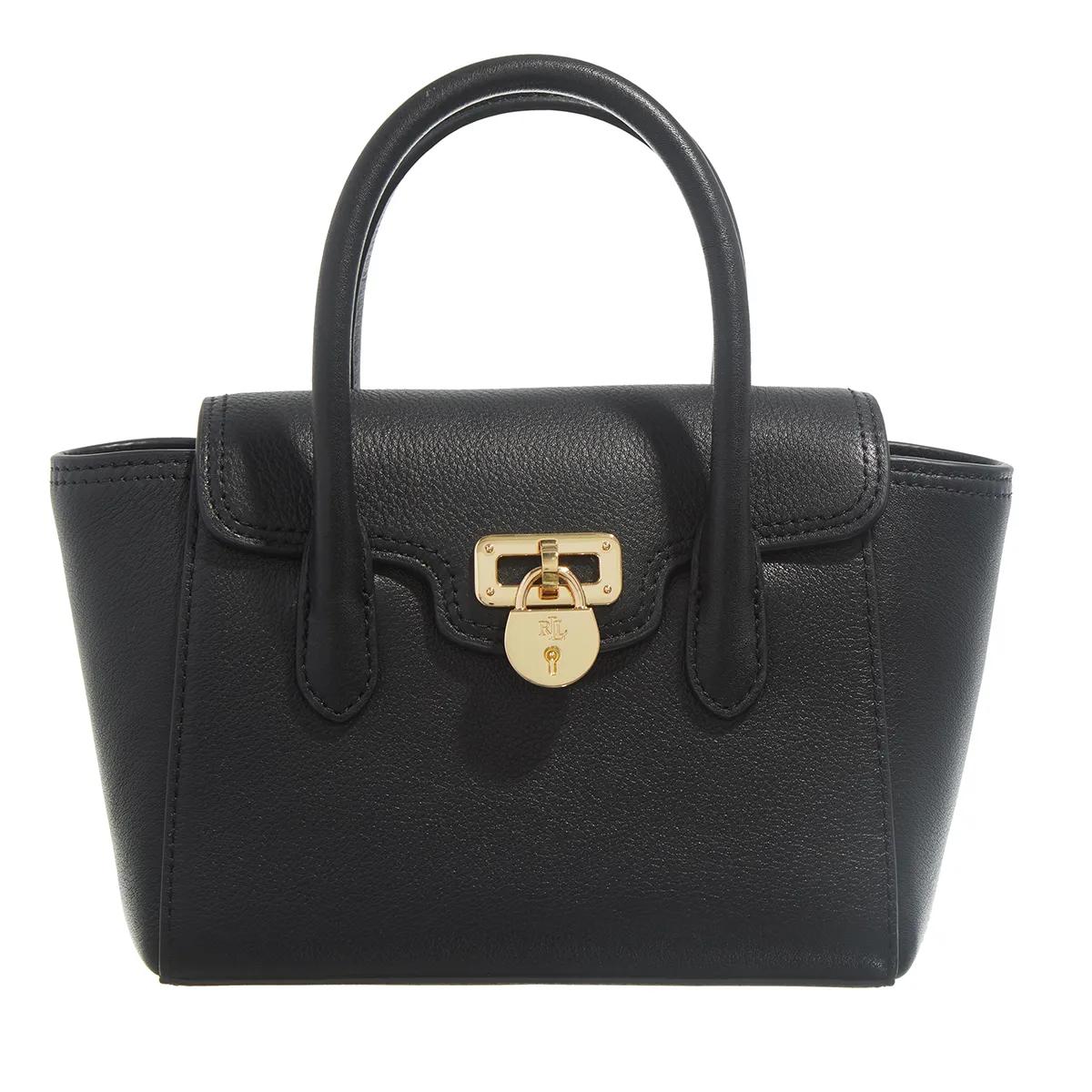 Lauren Ralph Lauren Handtasche - Tnnr Sm Schl-Satchel-Small - Gr. unisize - in Schwarz - für Damen von Lauren Ralph Lauren