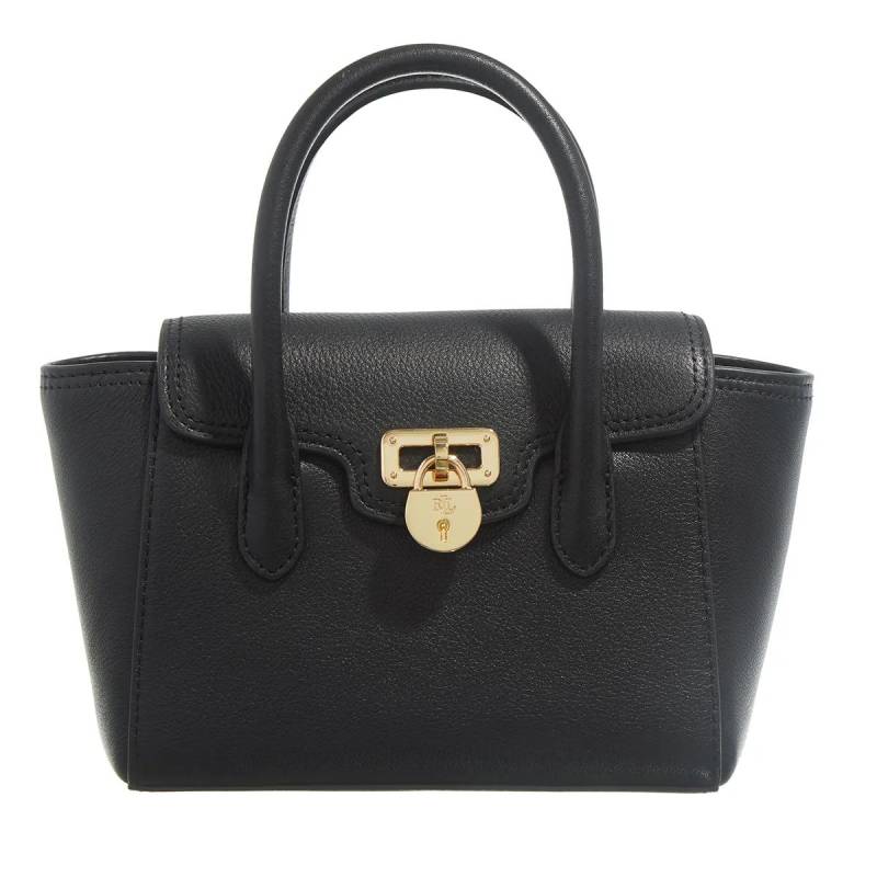 Lauren Ralph Lauren Handtasche - Tnnr Sm Schl-Satchel-Small - Gr. unisize - in Schwarz - für Damen von Lauren Ralph Lauren