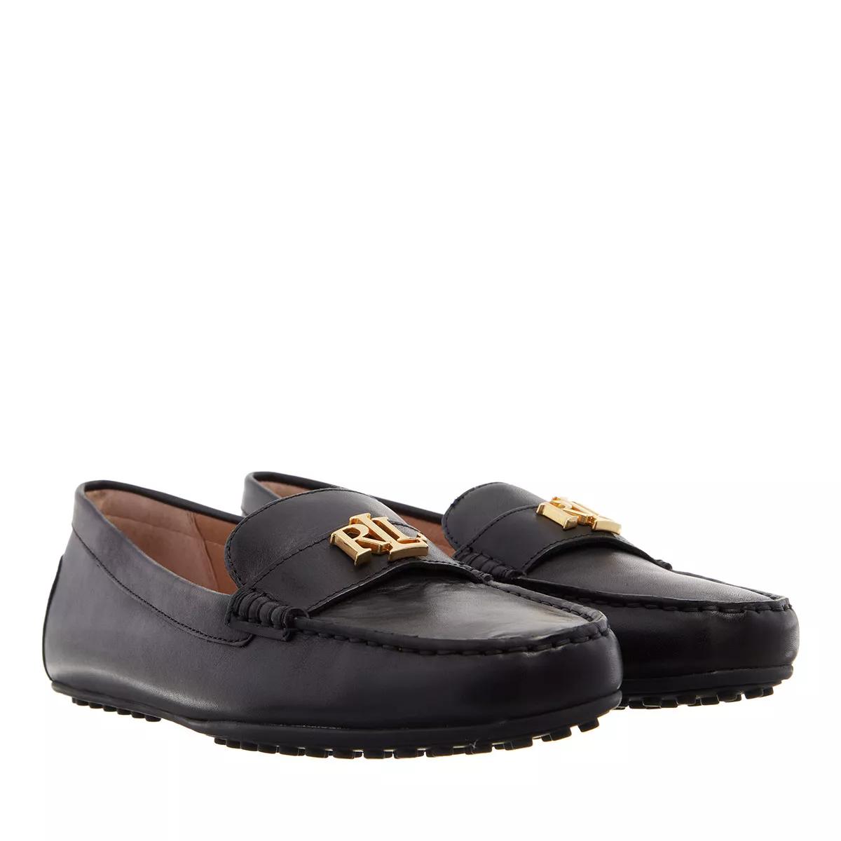 Lauren Ralph Lauren Loafers & Ballerinas - Barnsbury Flats Driver - Gr. 37 (EU) - in Schwarz - für Damen von Lauren Ralph Lauren