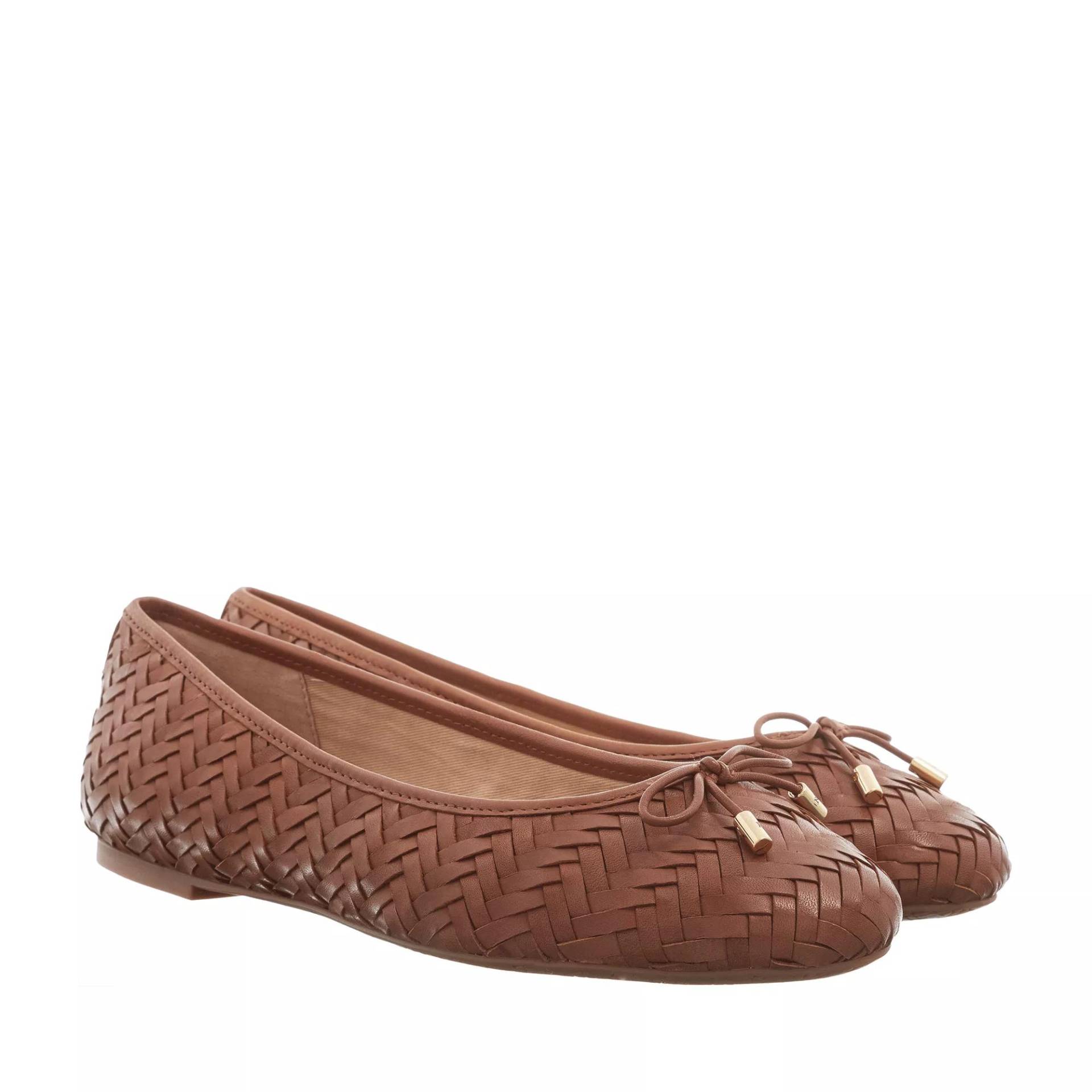 Lauren Ralph Lauren Loafers & Ballerinas - Jayna Flats Ballet - Gr. 38 (EU) - in Braun - für Damen von Lauren Ralph Lauren