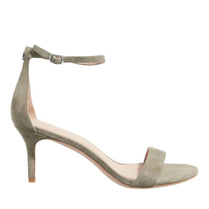 Lauren Ralph Lauren Sandaletten mit Absatz - Allie Mid Sandals Heel Sandal - Gr. 36 (EU) - in Grün - für Damen von Lauren Ralph Lauren
