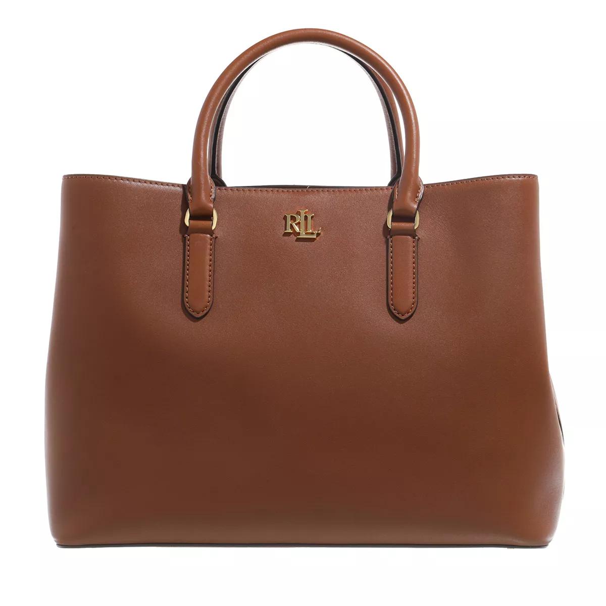 Lauren Ralph Lauren Henkeltasche - Marcy 36 Satchel Large - Gr. unisize - in Braun - für Damen von Lauren Ralph Lauren