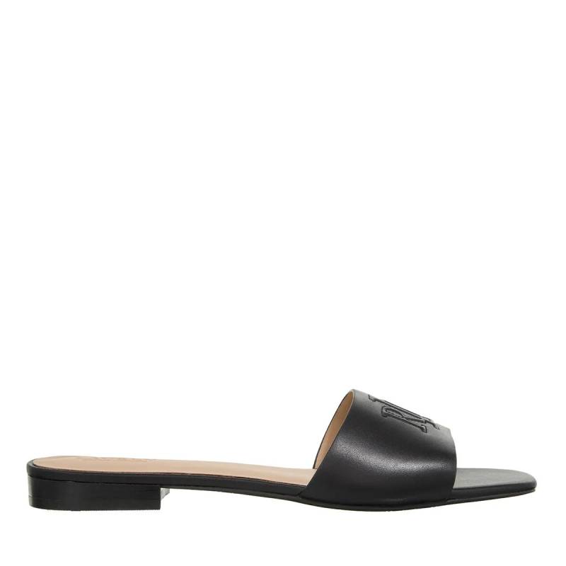 Lauren Ralph Lauren Slipper & Pantoletten - Everley Sld Sandals Slide - Gr. 36 (EU) - in Schwarz - für Damen von Lauren Ralph Lauren
