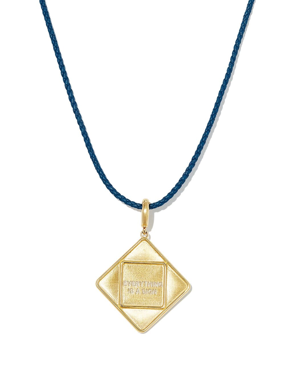 Lauren Rubinski 14kt yellow gold Everything is a Sign necklace von Lauren Rubinski