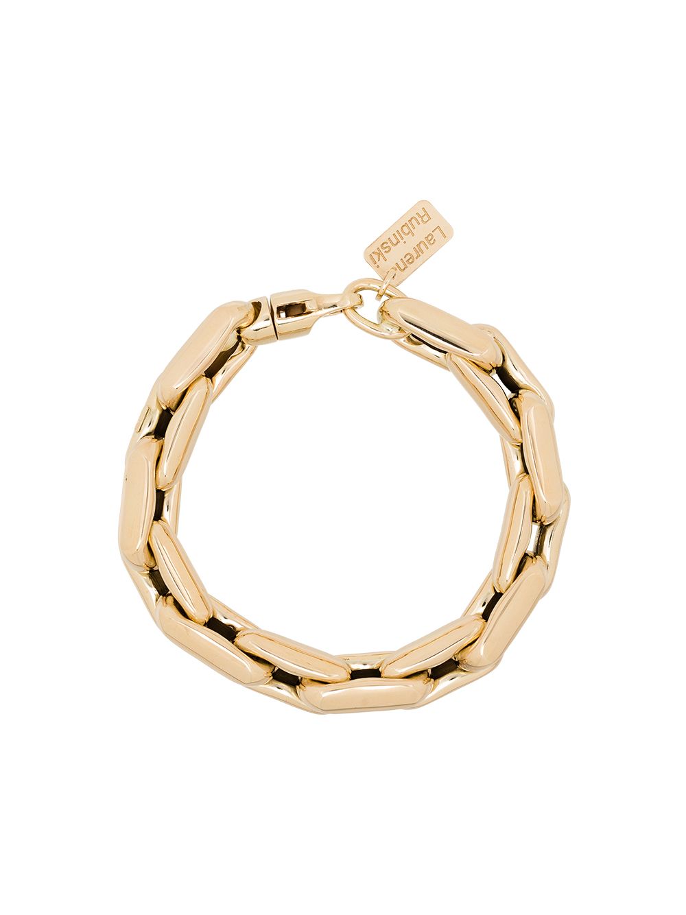 Lauren Rubinski 14kt yellow gold chain-link bracelet von Lauren Rubinski