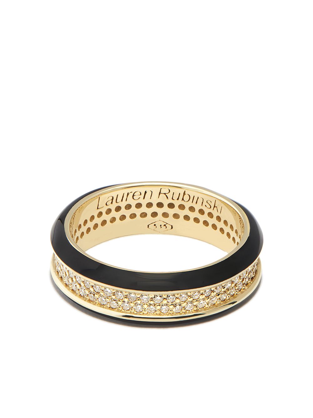 Lauren Rubinski 14kt yellow gold diamond ring von Lauren Rubinski