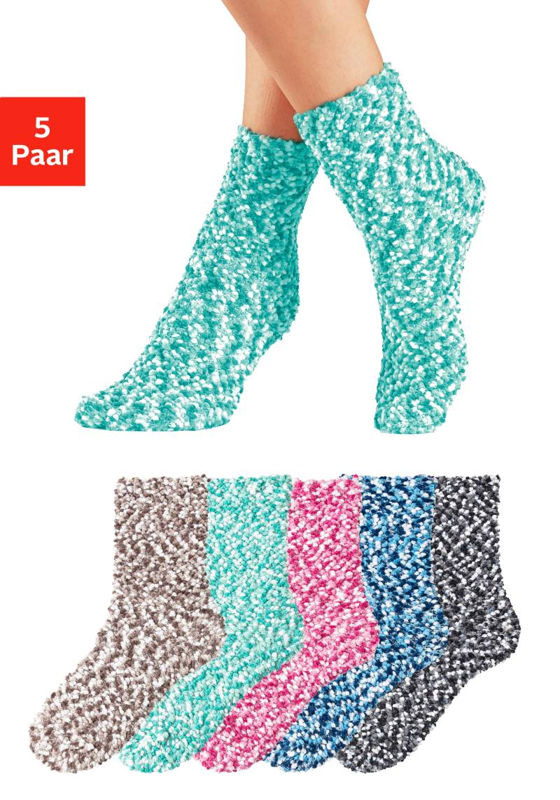 Lavana Kuschelsocken »Bettsocken«, (Packung, 5 Paar) von Lavana