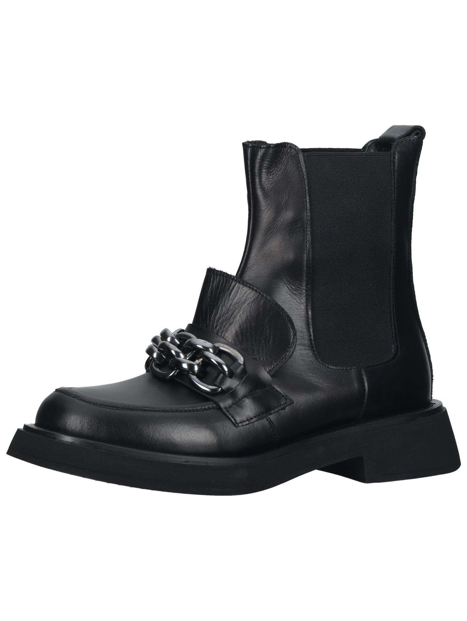 Stiefelette Damen Schwarz 37 von Lazamani