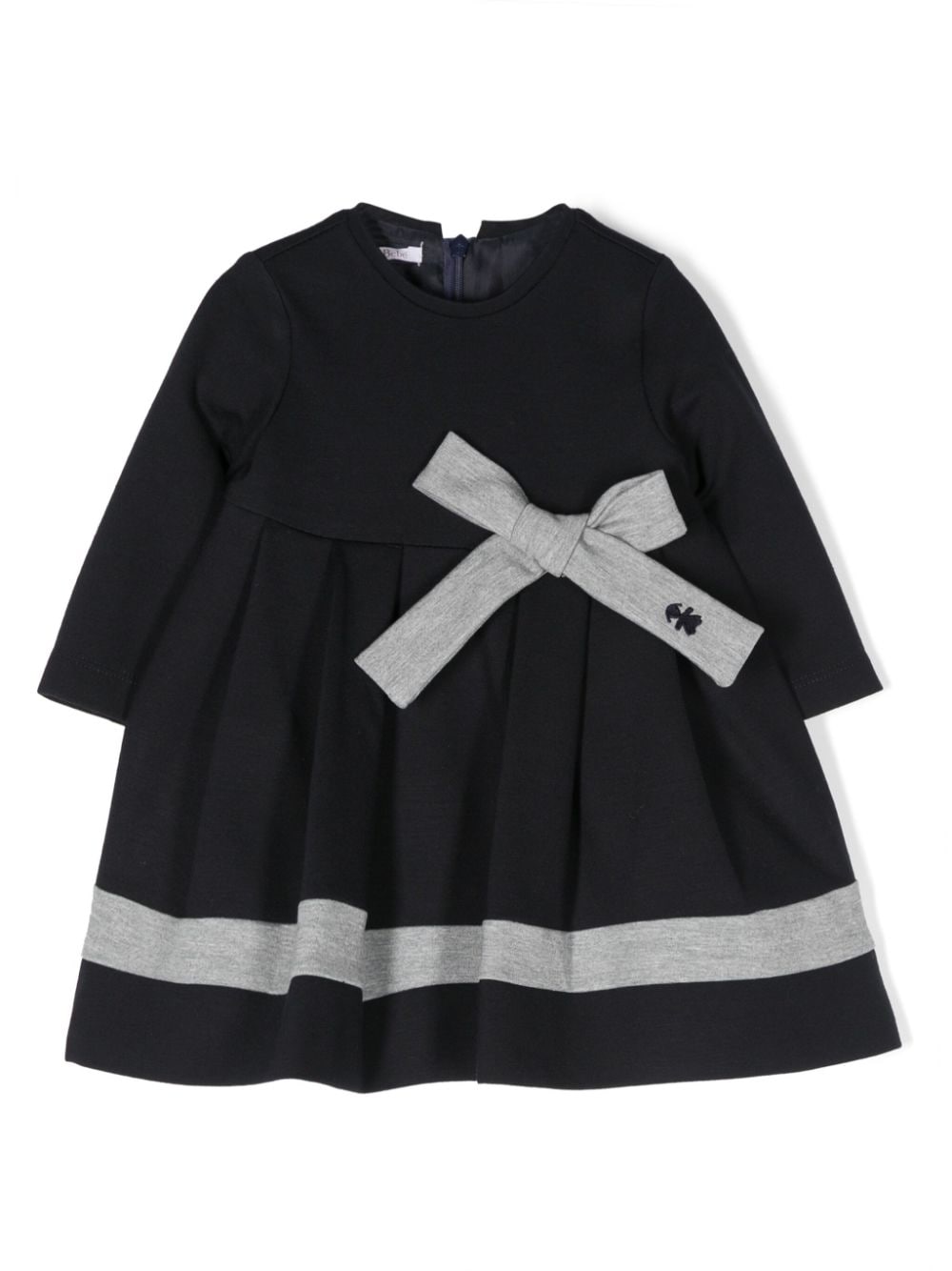 Le Bebé Enfant bow-detailing pleated skirt - Blue von Le Bebé Enfant