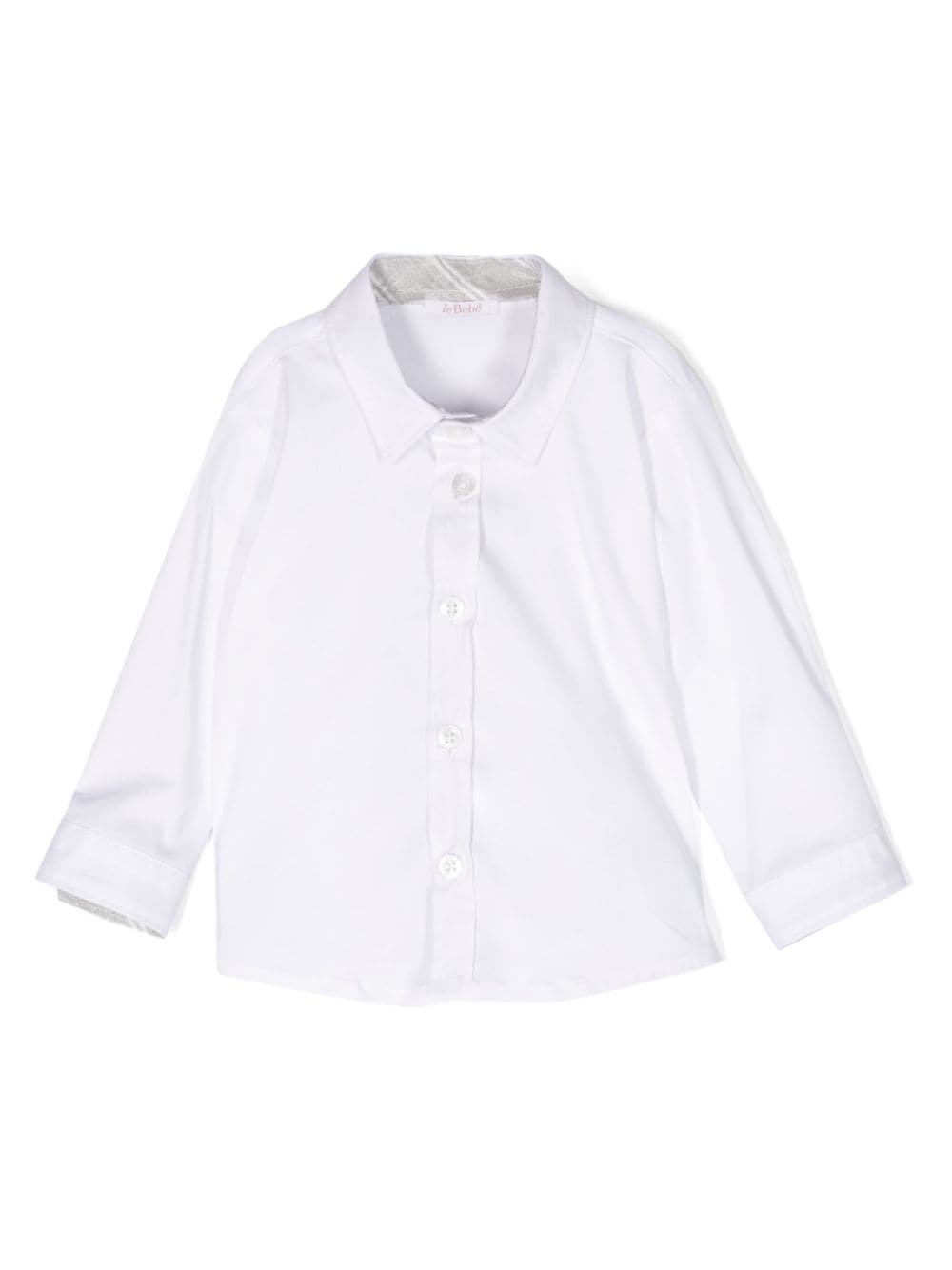 Le Bebé Enfant classic-collar twill shirt - White von Le Bebé Enfant