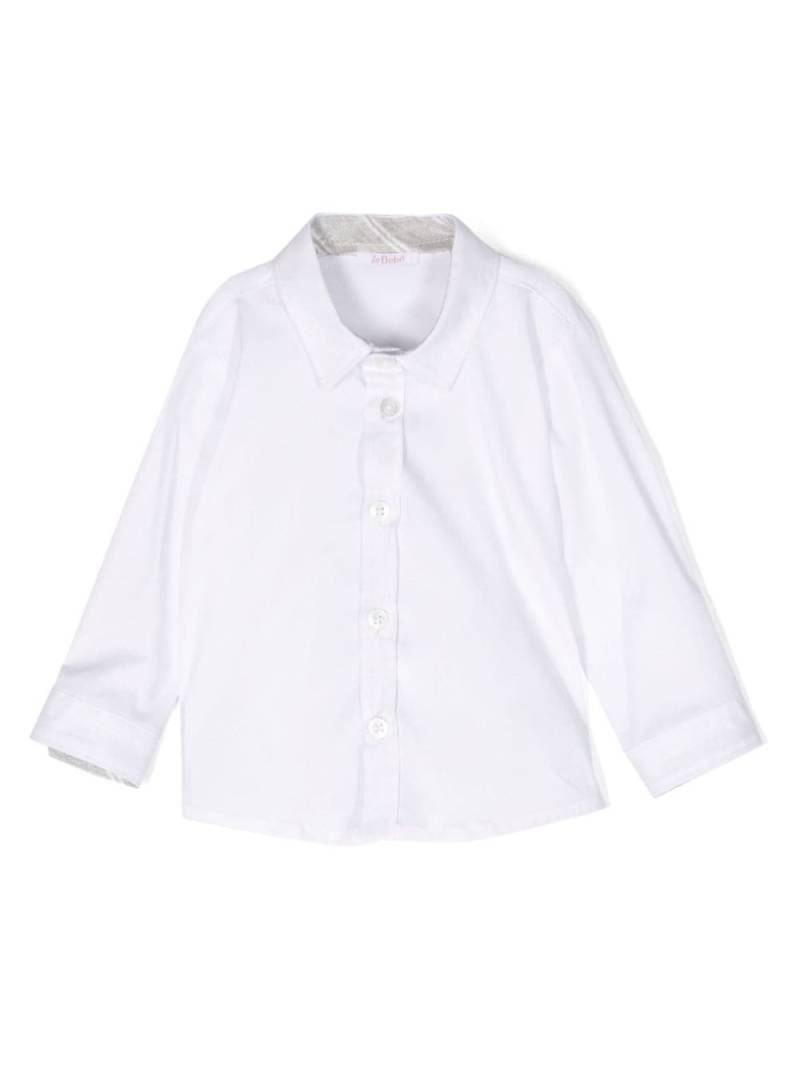 Le Bebé Enfant classic-collar twill shirt - White von Le Bebé Enfant