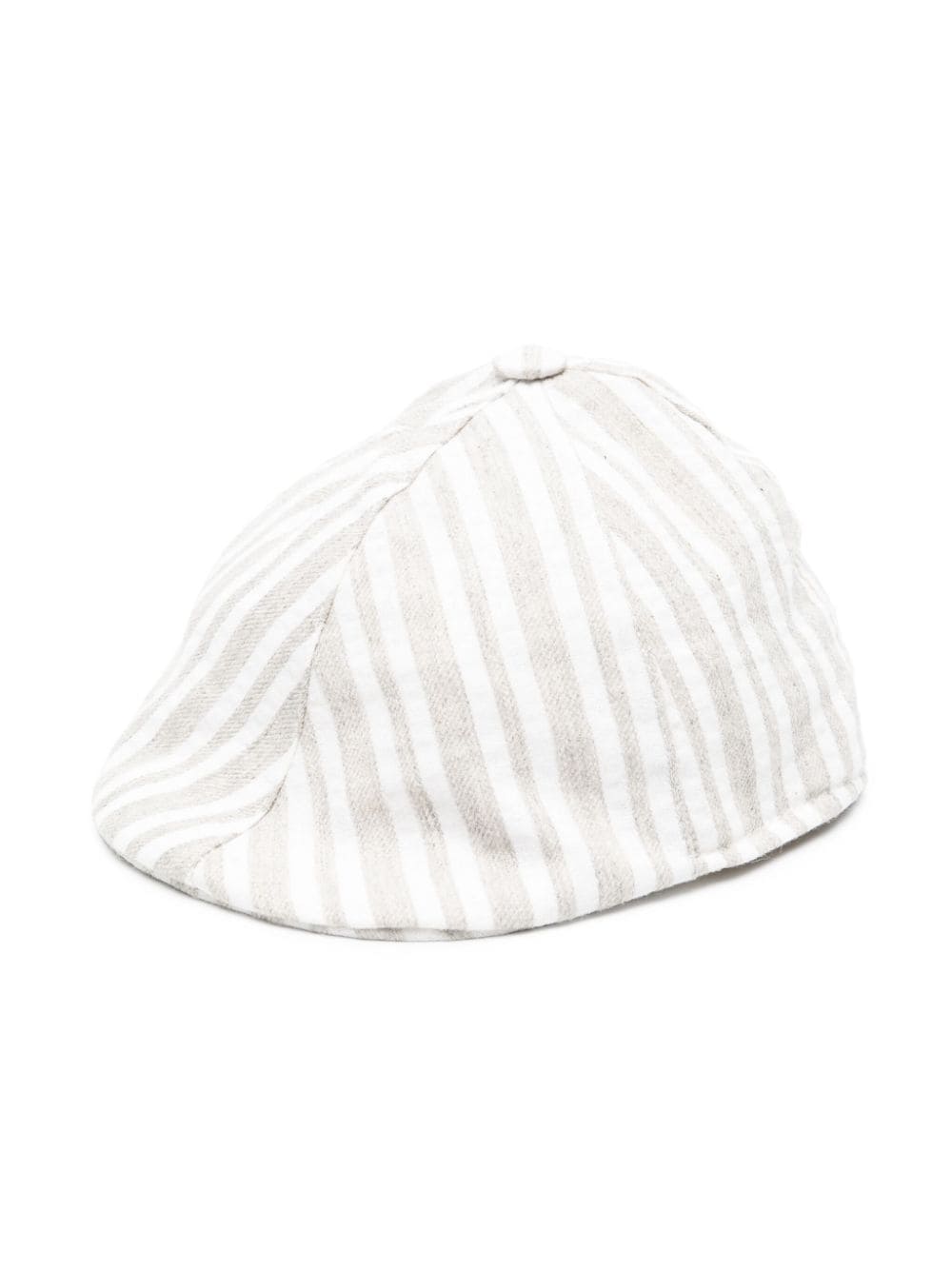 Le Bebé Enfant peaked striped beret - Grey von Le Bebé Enfant