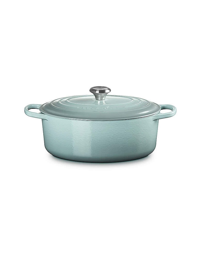 LE CREUSET Bräter oval SIGNATURE 31cm 6,3l Sea Salt hellgrau LE CREUSET Bräter oval SIGNATURE 31cm 6,3l Sea Salt hellgrau von Le Creuset