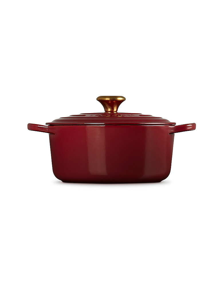 LE CREUSET Bräter rund SIGNATURE 24cm/4,2l Garnet dunkelrot LE CREUSET Bräter rund SIGNATURE 24cm/4,2l Garnet dunkelrot von Le Creuset