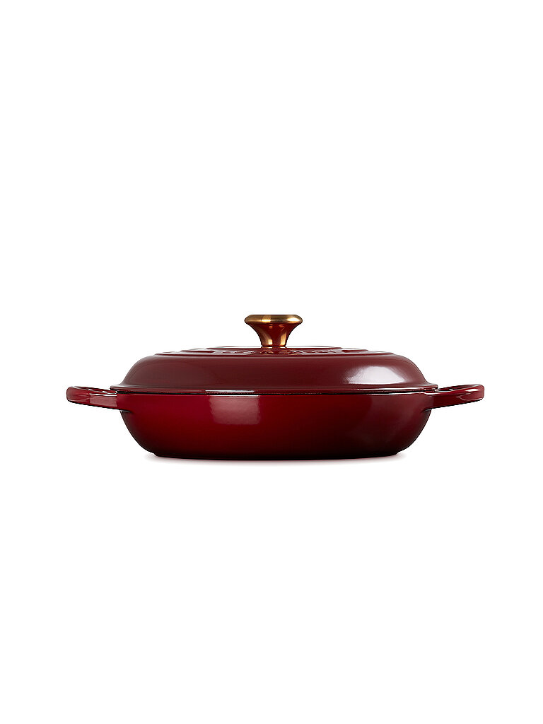 LE CREUSET Gourmet Profitopf SIGNATURE 30cm/3,2l Rhone dunkelrot von Le Creuset