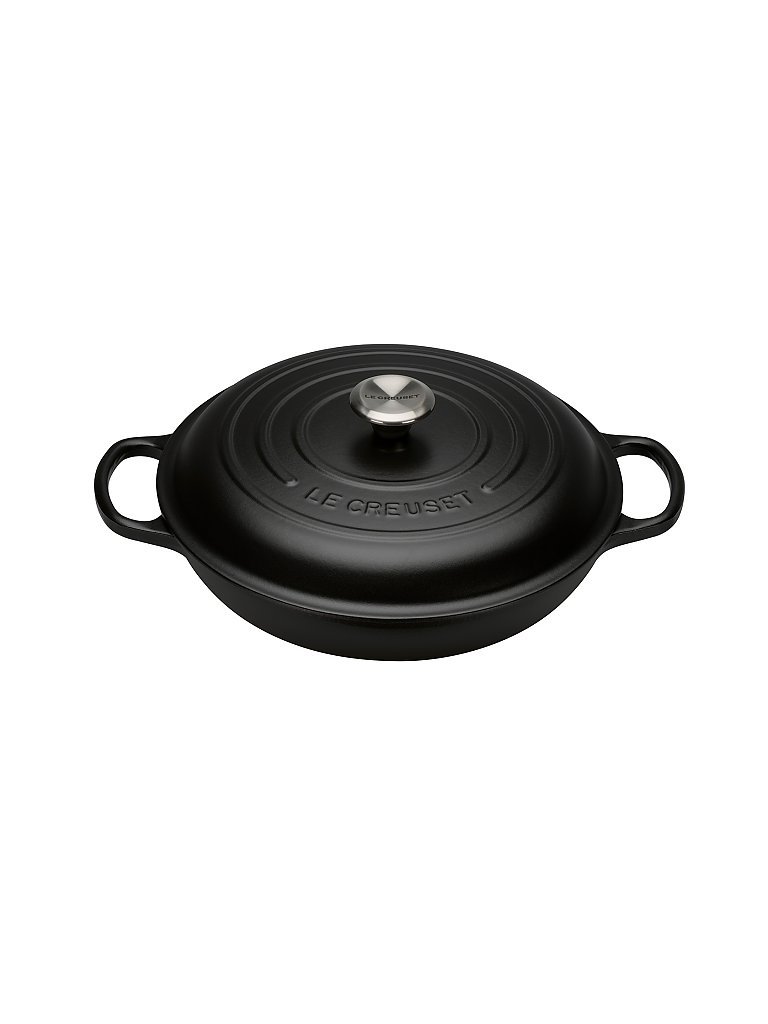 LE CREUSET Gourmet-Profitopf Signature 30cm/ 3,5l (Schwarz) schwarz von Le Creuset