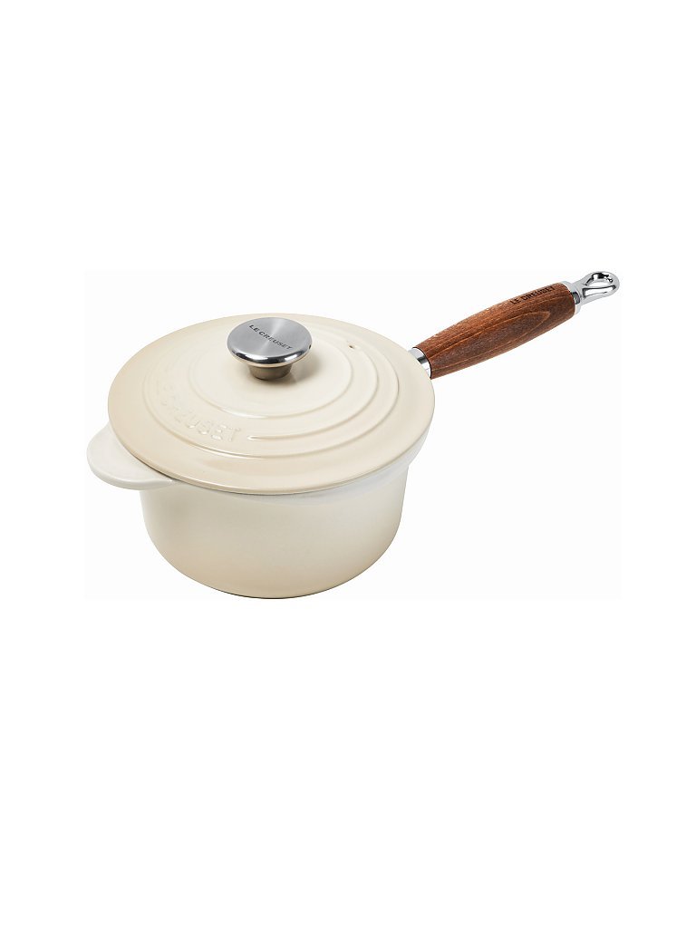LE CREUSET Profitopf mit Holzgriff 18cm/1,8l Meringue creme von Le Creuset