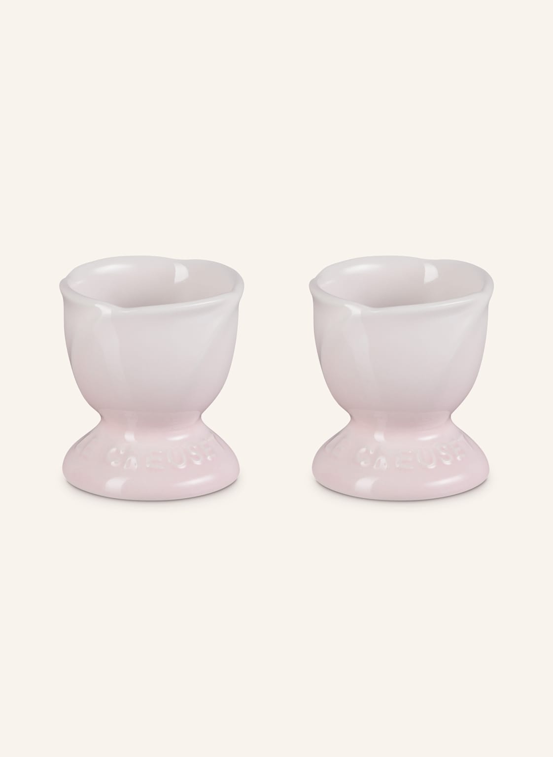 Le Creuset 2er-Set Eierbecher Jardin rosa Le Creuset 2er-Set Eierbecher Jardin rosa von Le Creuset