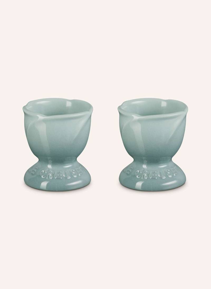 Le Creuset 2er-Set. Eierbecher Jardin gruen von Le Creuset