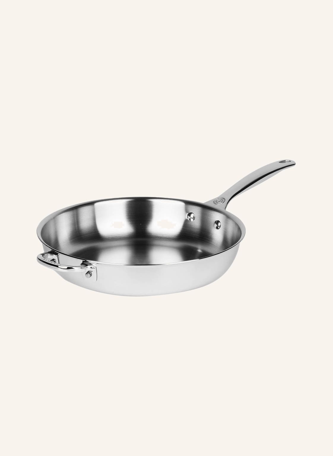 Le Creuset Bratpfanne 3-Ply Plus silber von Le Creuset