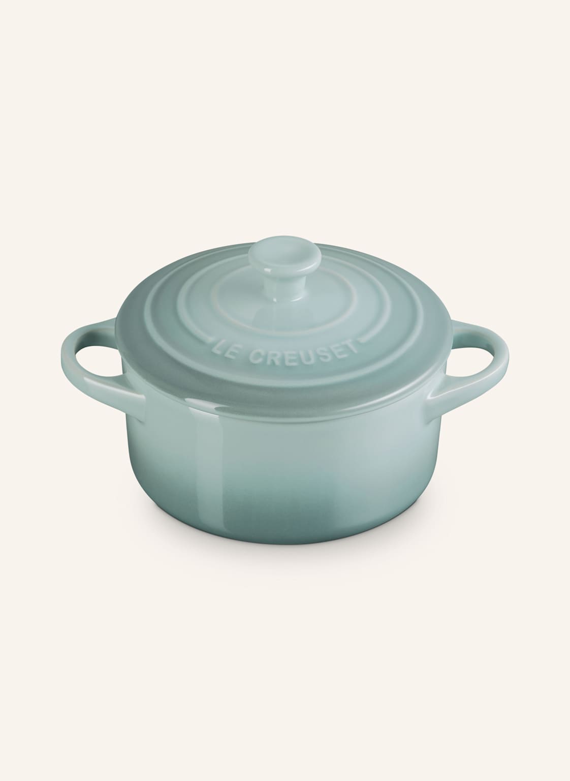 Le Creuset Mini-Cocotte gruen von Le Creuset