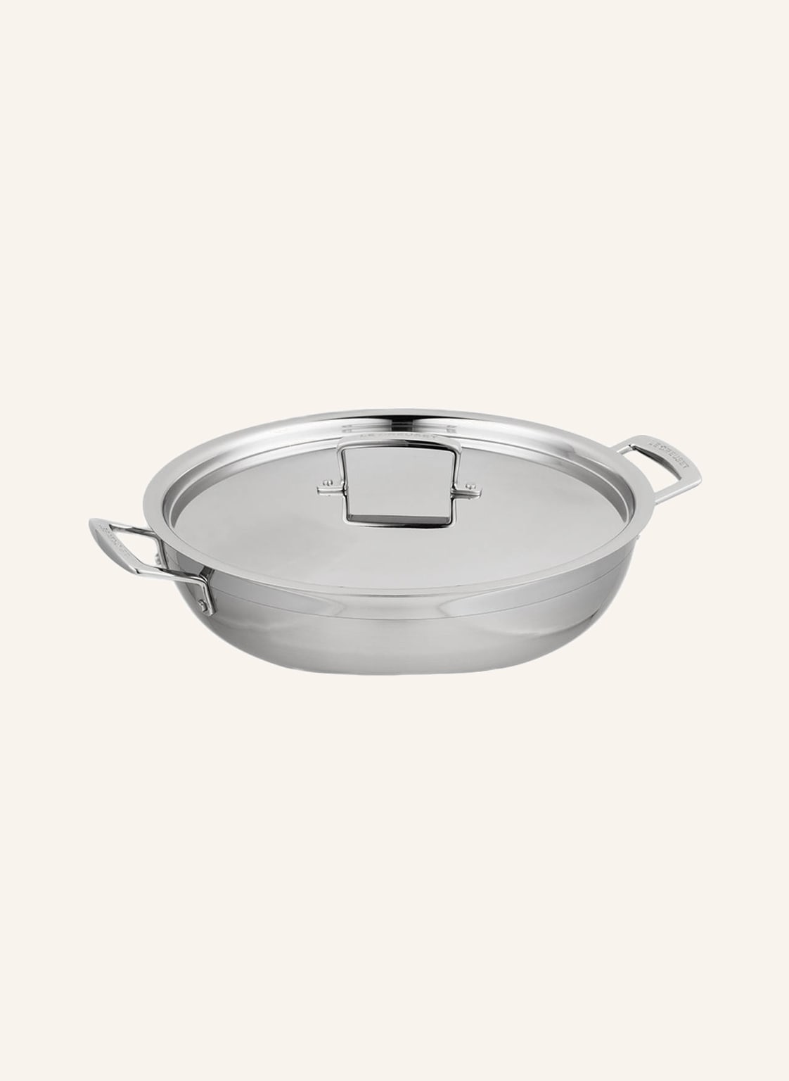 Le Creuset Profipfanne 3-Ply silber von Le Creuset