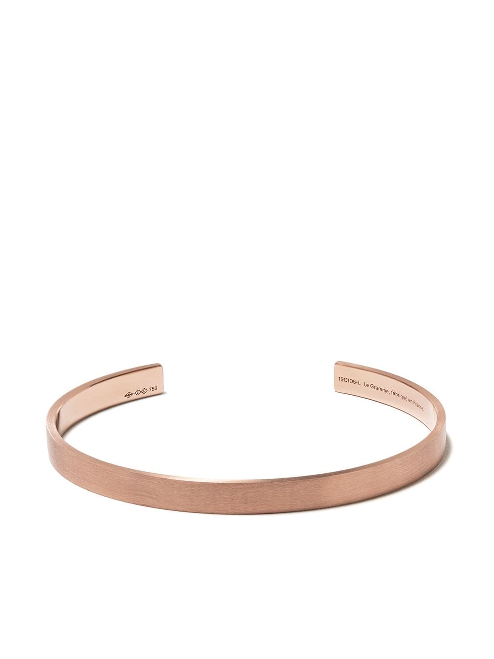 Le Gramme 18kt red gold 21g ribbon bracelet - Pink von Le Gramme