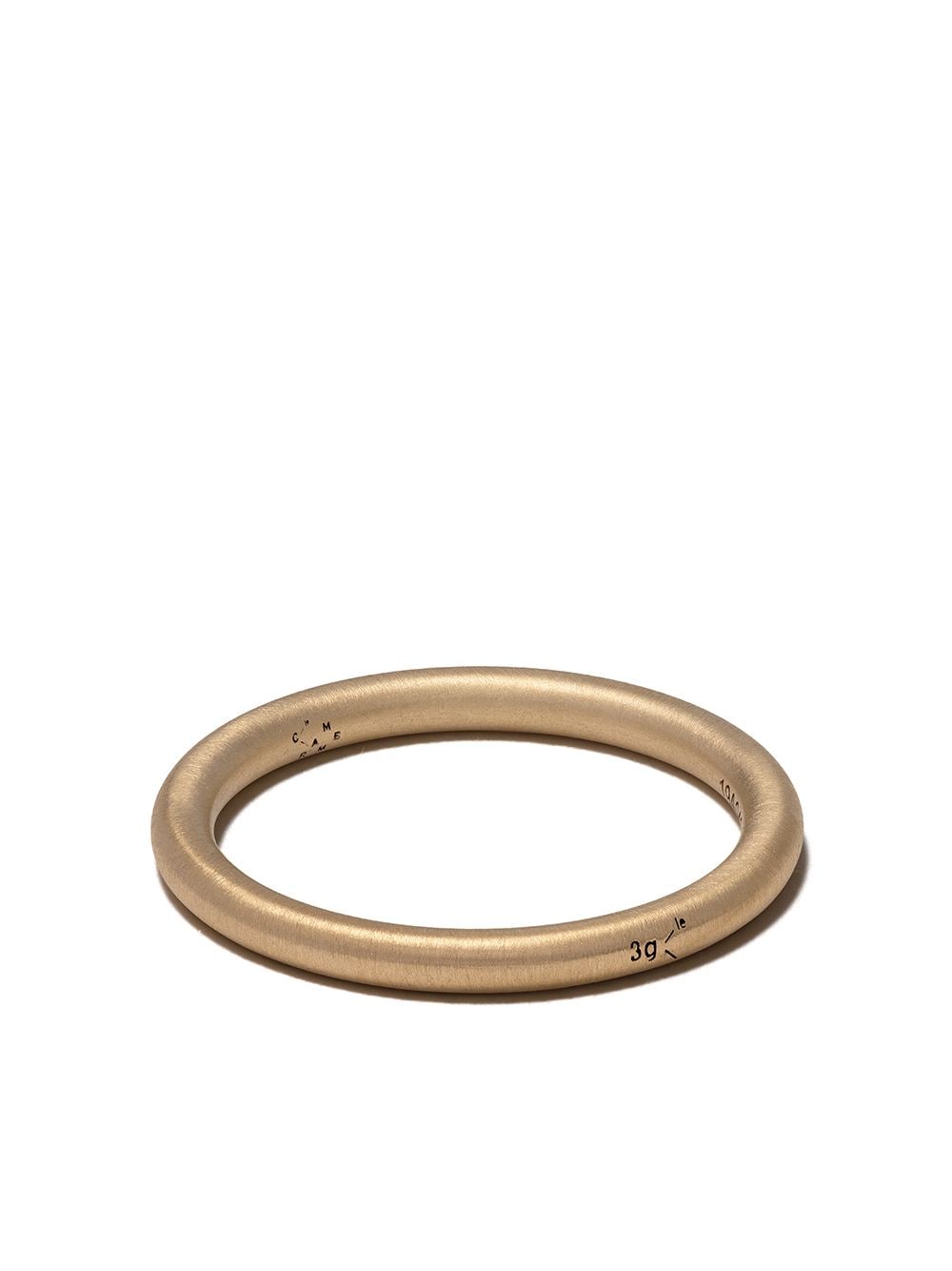 Le Gramme 18kt yellow brushed gold 3 Grams bangle ring von Le Gramme