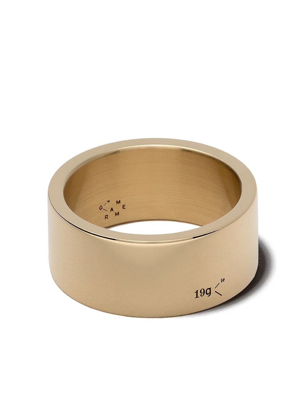 Le Gramme 18kt yellow polished gold Ribbon Le 19 Grammes ring von Le Gramme