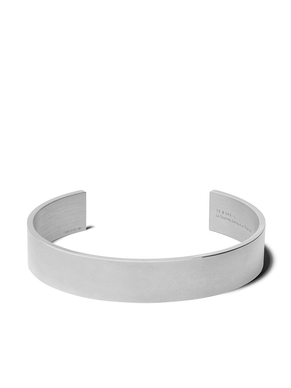 Le Gramme 41 Grams ribbon bracelet - Silver von Le Gramme