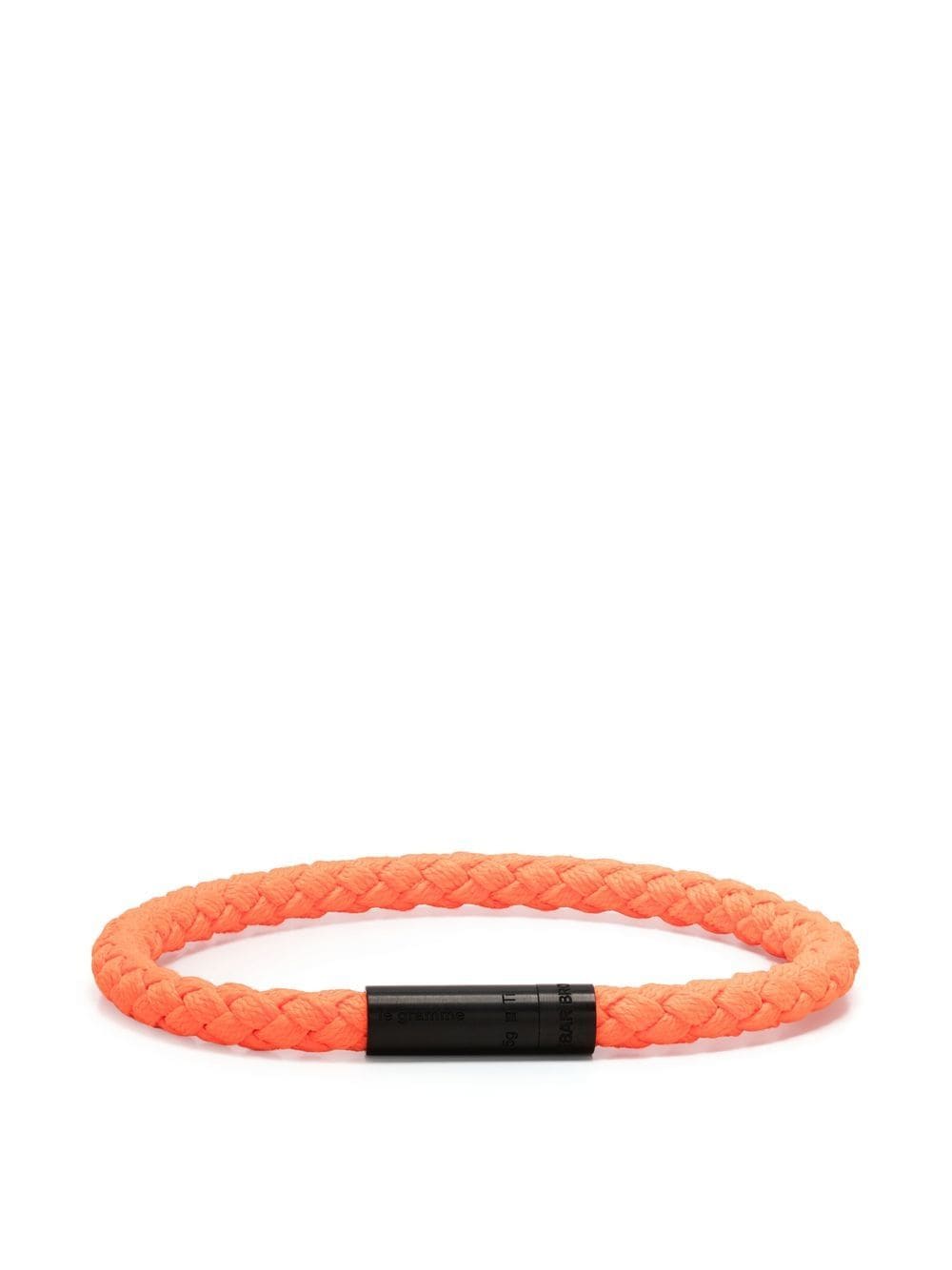 Le Gramme 5G braided bracelet - Orange von Le Gramme