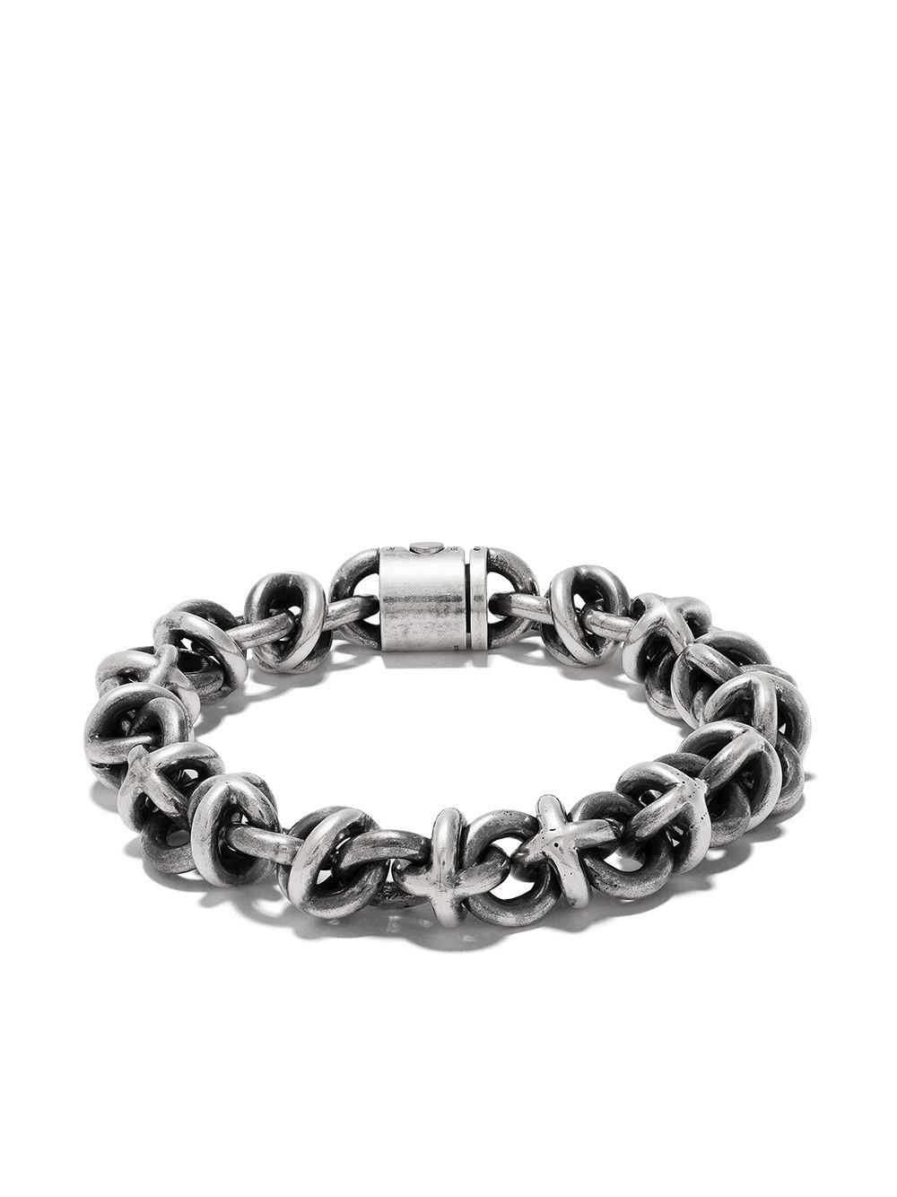 Le Gramme 87g entrelacs bracelet - Silver von Le Gramme