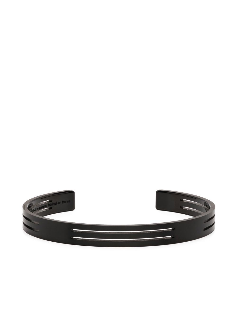 Le Gramme 9g titanium bracelet - Black von Le Gramme