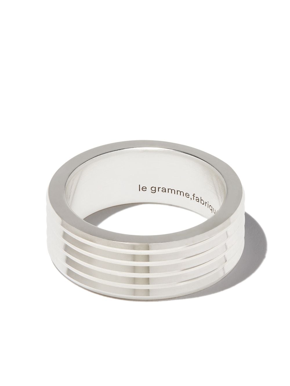 Le Gramme Guilloche 9g ring - Silver von Le Gramme