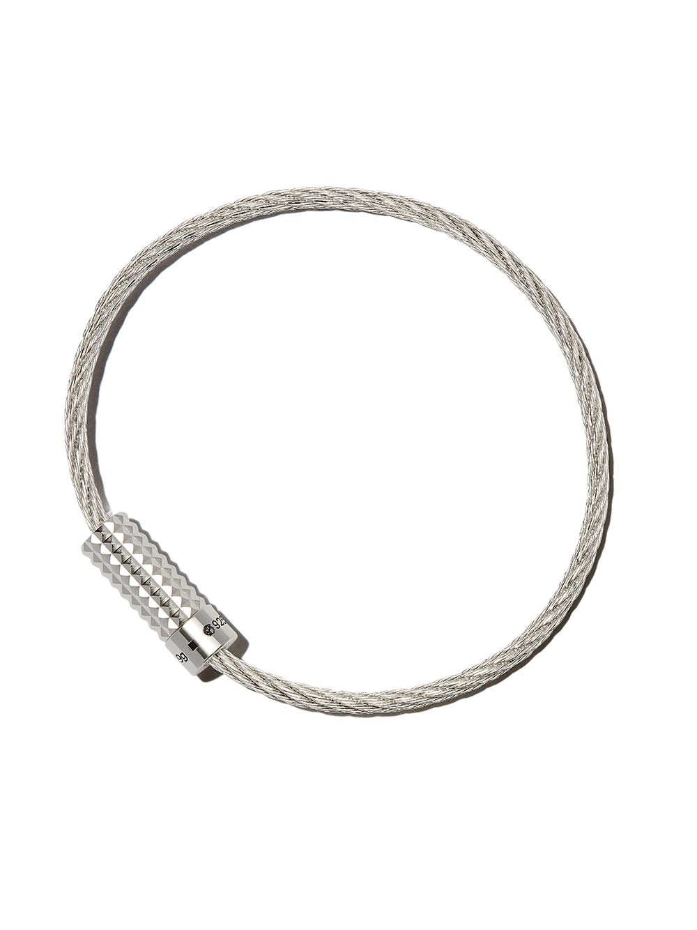 Le Gramme Cable Le 9G cable bracelet - Silver von Le Gramme