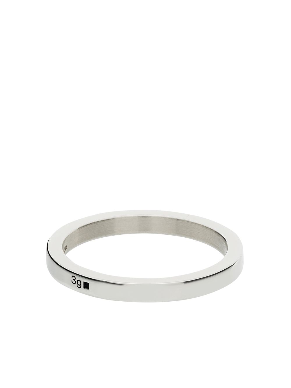 Le Gramme La 3g polished ribbon ring - Silver von Le Gramme