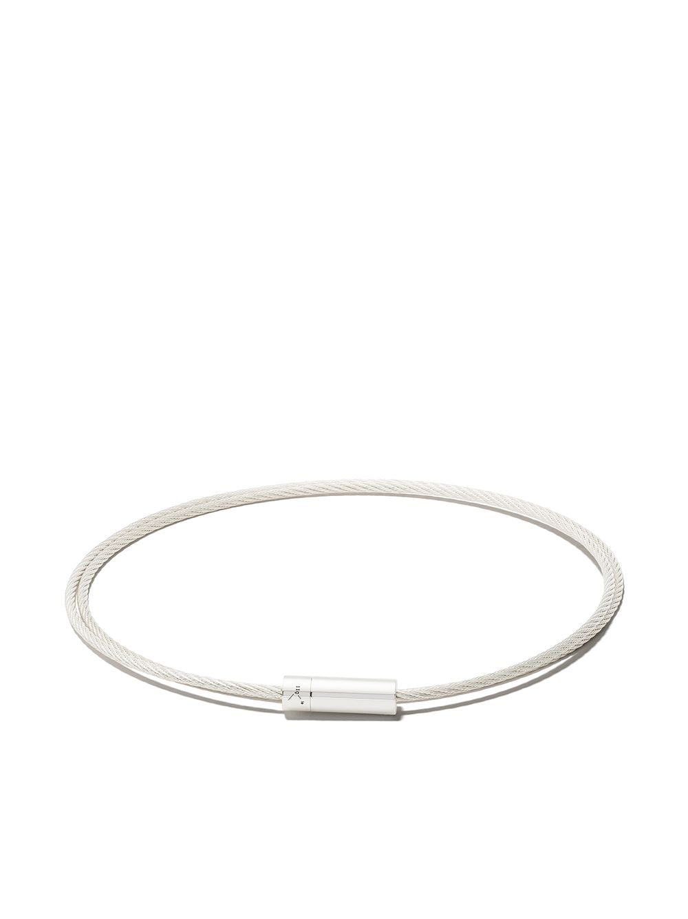 Le Gramme Le 11 Grammes Triple Cable bracelet - Silver von Le Gramme