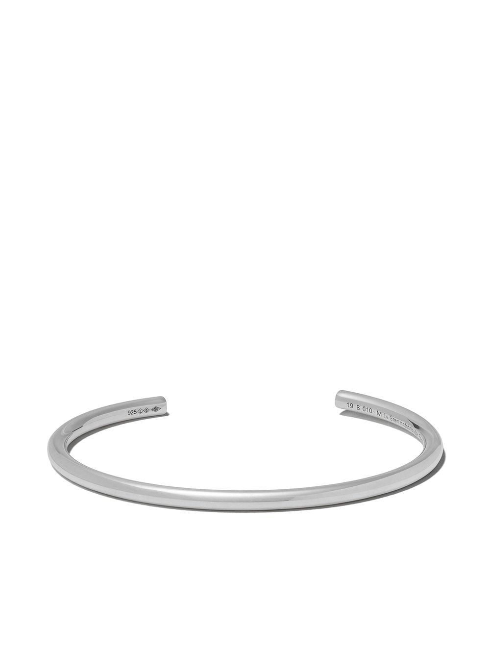 Le Gramme Le 15 Grammes bangle bracelet - Silver von Le Gramme
