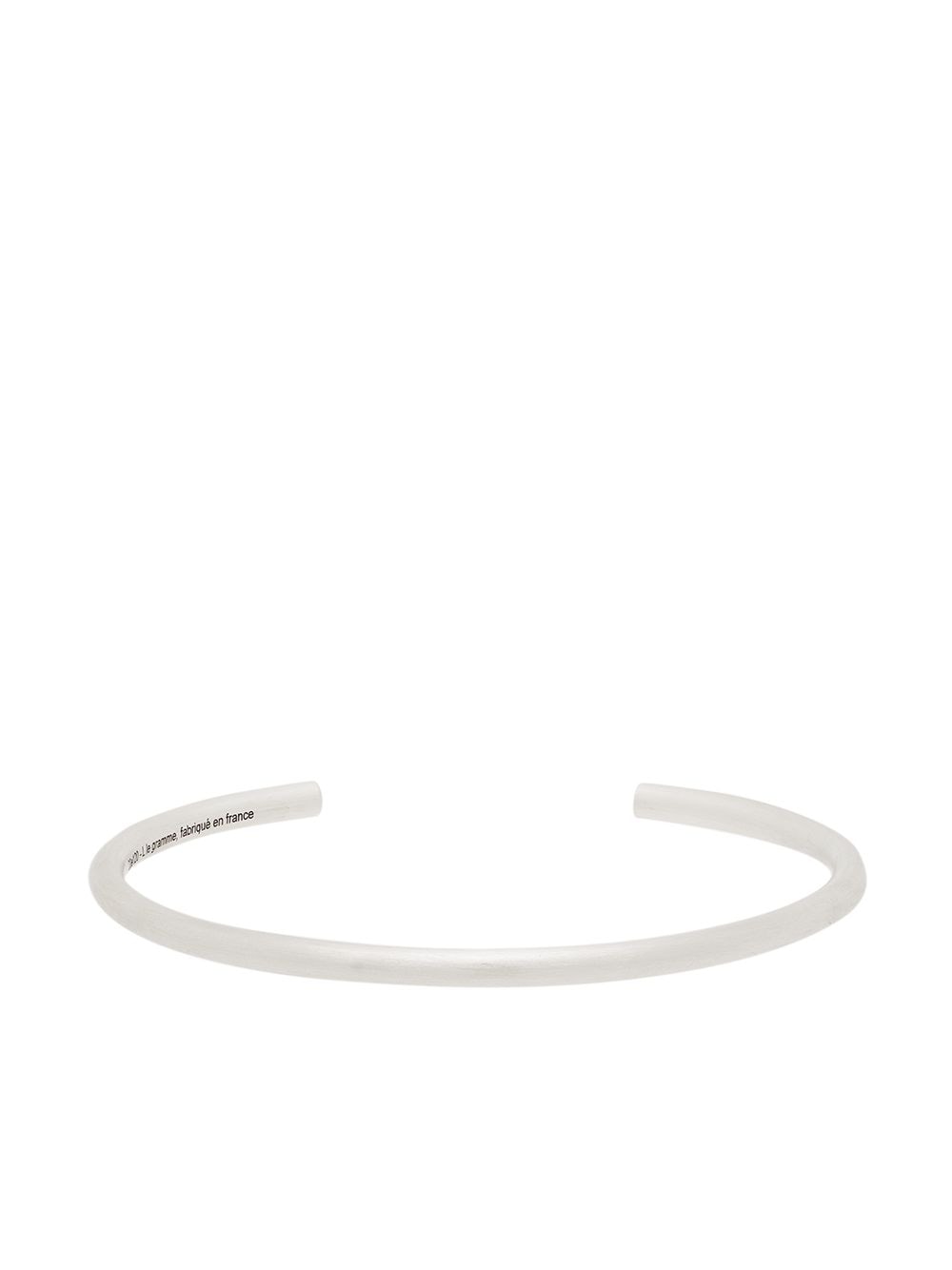 Le Gramme Le 15g brushed bangle bracelet - Silver von Le Gramme