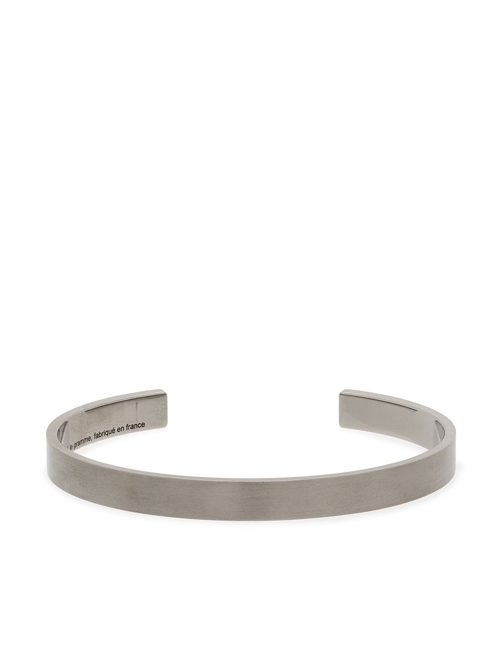 Le Gramme Le 21g brushed ribbon braclet - Silver von Le Gramme